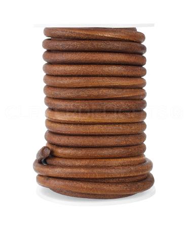 CleverDelights Imitation Leather Cord Necklaces - Brown - 18 Inch - 100 Pack