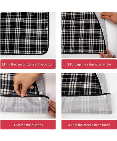 Sewokon Red Adult Bibs - Stylish & Functional Adult Bibs for Eating | Shop Now! - Buy Online on GoSupps.com