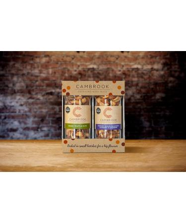 Cambrook 2 Jar Gift Set | Includes: Hickory Smoke Seasoned Almonds & Cashews 180 g Jar and Baked Truffle Nuts 175 g Jar - Premium Quality Nuts Gluten Free Vegan - Buy Online on GoSupps.com