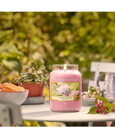 Yankee Candle Sunny Daydream Large Glass Candle | 150 Hour Burn Time | Garden Hideaway Collection - Shop Now! - Buy Online on GoSupps.com