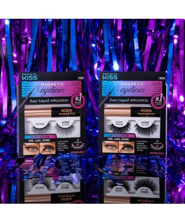 Kiss Magnetic Eyeliner & Eyelash Kit 05 - 2 Pairs - Buy Online on GoSupps.com