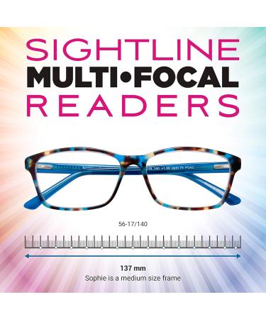 Sightline Sophie 1.00x Multifocus Readers - Stylish & Comfortable International Shipping Available - Buy Online on GoSupps.com