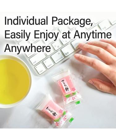 Japanese Sakura Mochi Candies - Cherry Blossom Rice Cakes - 300g/10.58oz YAMASAN - Buy Online on GoSupps.com