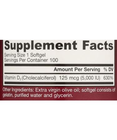 Jarrow Formulas Curcumin 95 500mg - Up to 120 Servings (Veggie Caps) & Vitamin D3 125 mcg (5000 IU) - 100 Servings (Softgels) - Buy Online on GoSupps.com