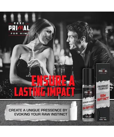 Raw Instinct - Pheromone Cologne For Men To Attract Women - Male Pheromone Perfume Oil - Men's Cologne With Pure Pheromones - Long-Lasting Pheromones Perfumes For Men - 0.34 oz (10 mL) - Buy Online on GoSupps.com