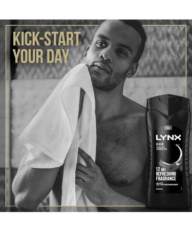 Lynx Energy Boost Shower Gel Bodywash Black 500ml - Buy Online on GoSupps.com