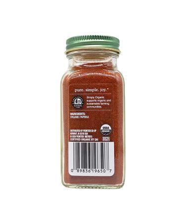 Simply Organic Hot Paprika 2.86 oz - Organic Spice for Flavorful Dishes - Buy Online on GoSupps.com