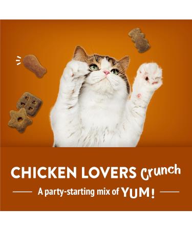 Friskies Party Mix Cat Treats Chicken Lovers Crunch with Real Chicken - 170 g Pouch (1 Pack) Chicken Lovers Crunch 170 g (Pack of 1) - Buy Online on GoSupps.com