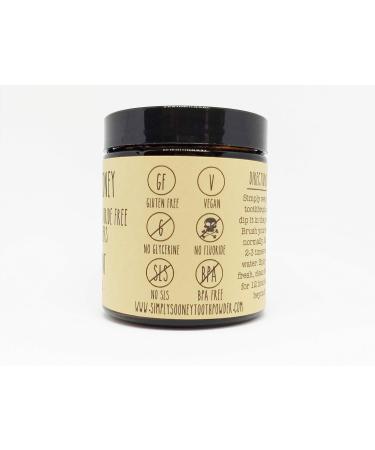 Remineralizing Organic Vegan Tooth Powder - Fluoride Free Peppermint Formula for Stronger Teeth & Fresh Breath - Eco-Friendly Glass Jar with Xylitol - Buy Online on GoSupps.com