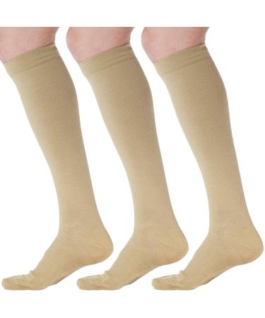 ABSOLUTE SUPPORT - Transparent compression stockings for women 15-20mmHg - DE-A101 S skin colour