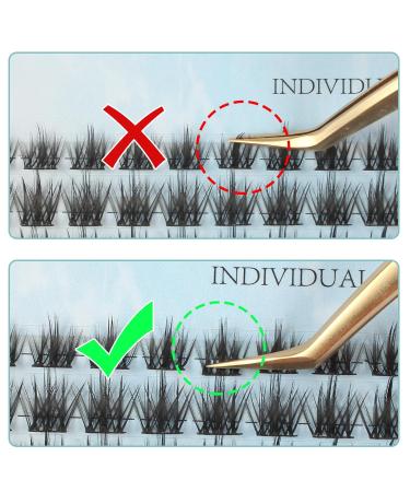 Oreola Single Eyelashes - 144 Pieces Cluster Super Thin Ribbon 8-16 mm DIY Eyelash Extensions for Beginners | International Shipping - Buy Online on GoSupps.com