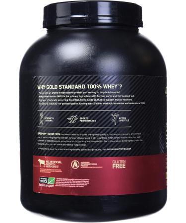 OPTIMUM NUTRITION Gold Standard 100% Whey Protein Powder From Whey Isolates Vanilla Ice Cream 2270 gram - Buy Online on GoSupps.com