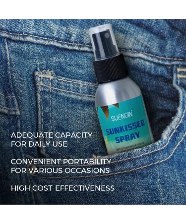Airbrush Tanning Spray Travel Size 100ml - Alcohol-Free Oil-Free Self Tanner with Erythrulose & DHA for Medium Intensity Glow | International Shipping Available - Buy Online on GoSupps.com
