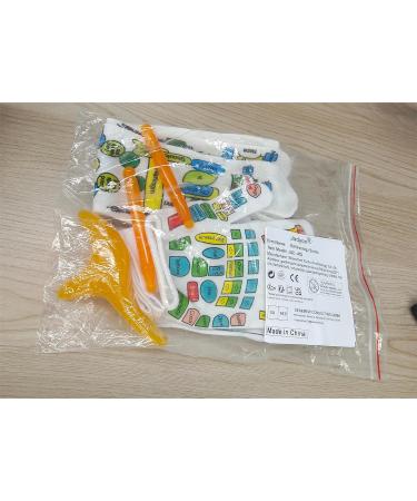 2 Pairs Reflexology Socks with Acupressure Pen - Foot Massage & Pressure Point Relief - Buy Online on GoSupps.com