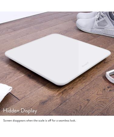 Greater Goods Digital Weight Bathroom Scale  Shine-Through Display  Accurate Glass Scale  Non-Slip & Scratch Resistant  Body Weight (White) Basic - White - Buy Online on GoSupps.com