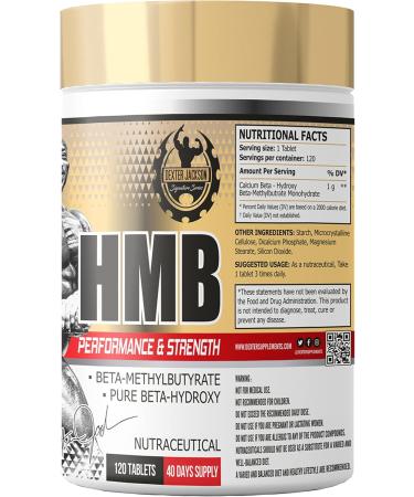 DEXTER JACKSON Gold Series HMB | Performance & Strength | 120 Tablets | 120 Serving - Buy Online on GoSupps.com