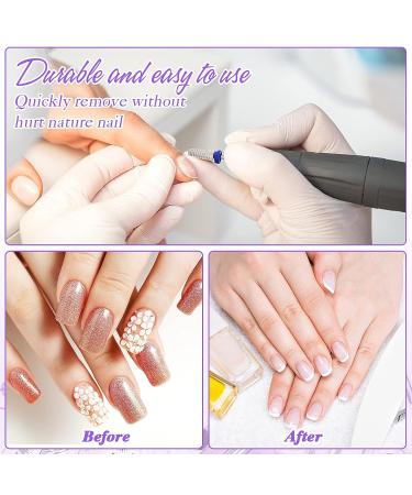 Nail Carbide 5 in 1 Bit - Tapered Shaping Multi-function Nail Drill Bit - 3/32 Inch for Acrylic Gel Nail Removal - Left to Right Handed - Silver - Buy Online on GoSupps.com