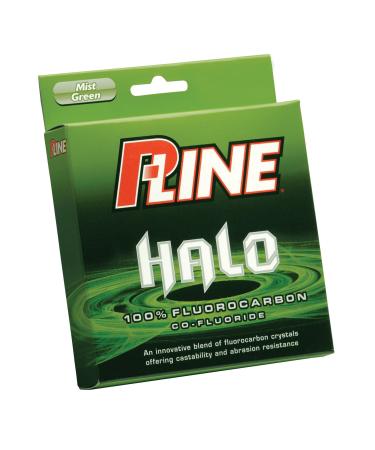 P-Line Halo Co-Fluoride Fluorocarbon Mist Green Fishing Line (200-Yard 4- Pound
