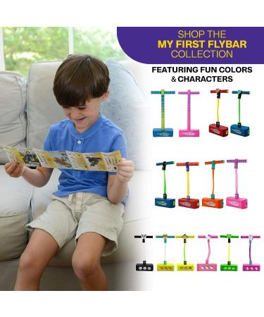 Flybar My First Foam Jump and Squeak Pogo Stick - Safe Pogo Stick for Kids Ages 3 & Up (Blue) - Buy Online on GoSupps.com