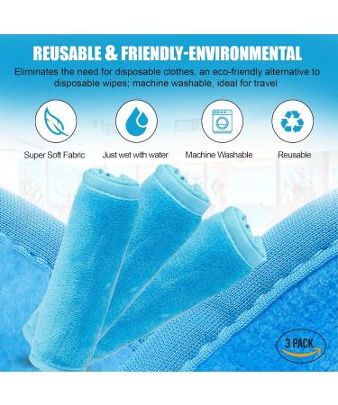 Buy Makeup Remover Face Towel for Women - Effortlessly Removes Mascara Lipstick & Foundation | Quick Dry & Reusable Wash Cloth for Gentle Facial Cleansing | Pack of 1 - Buy Online on GoSupps.com