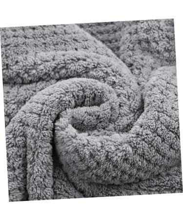 Quick Dry Absorbent Hair Towel & Shower Cap for Women - Large Grey Hair Drying Cap Essentials - Buy Online on GoSupps.com