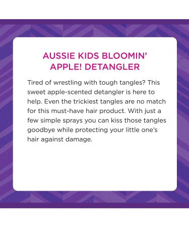 Buy Aussie Kids Bloomin Apple Detangler - 8 fl oz (236 ml) | Tangle-Free Hair for Kids - Buy Online on GoSupps.com