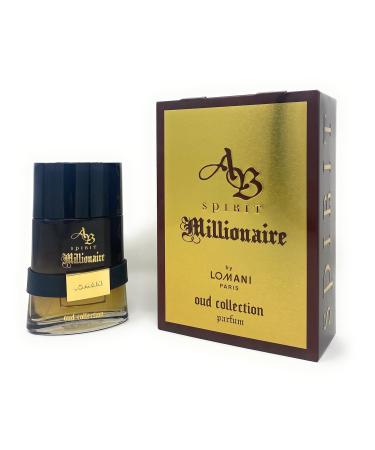 AB Spirit Millionaire Oud Collection by Lomani for Men - 3.3 oz Parfum Spray - Buy Online on GoSupps.com