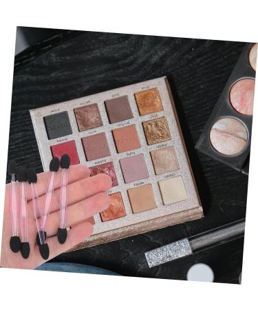 IWOWHERO 100pcs Eye Shadow Stick Makeup Eyeshadow Sponge Makeup Applicator Eyeshadow Applicator Pads Emulsion 7.5x0.5cm Black - Buy Online on GoSupps.com