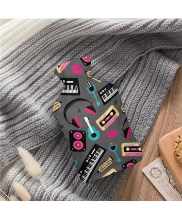 Keyboard Guitar Hot Water Bottle with Plush Cover - Hand Warmer for Adults & Children | 26.5x15.3cm | International Shipping Available - Buy Online on GoSupps.com