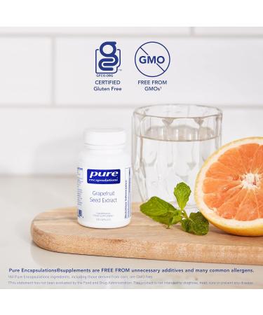 Pure Encapsulations Grapefruit Seed Extract - Hypoallergenic Essential Oil Supplement - 120 Capsules - Buy Online on GoSupps.com