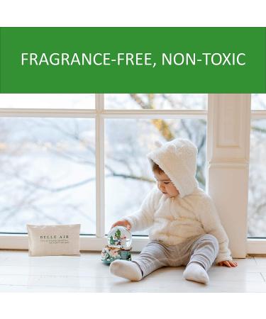 Belle Air 100% Activated Charcoal Air Purifying Bags Odor Absorber - 6x More Effective - Removes Odors, Toxins, Excess Moisture in Homes, Cars, Fridges - Buy Online on GoSupps.com