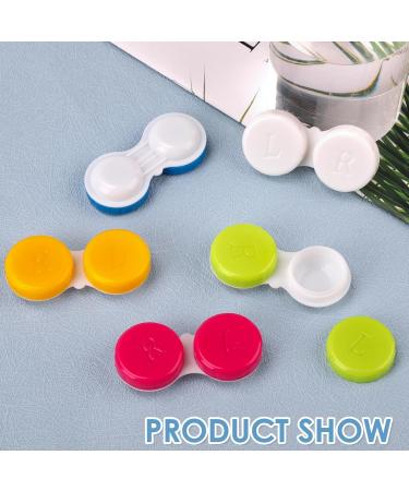 Shop 10-Piece Colorful Contact Lens Container Set | Portable Travel Cases for Lenses | Ideal Storage Solution in 5 Colors - Buy Online on GoSupps.com