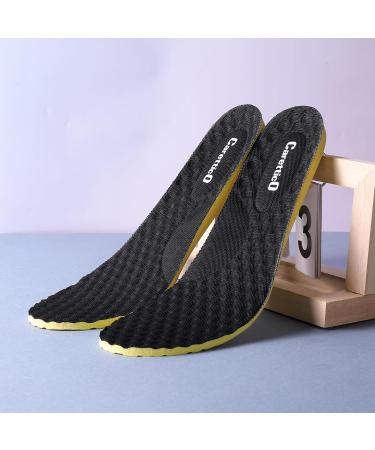 Premium Memory Emulsion Latex Insoles for Men & Women - Cushioning Shock Absorption Breathable Comfort Reduce Muscle Fatigue | Sizes 7-12 & 4-7.5 - Buy Online on GoSupps.com