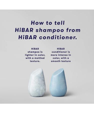 HiBAR Moisturizing Shampoo and Conditioner Bar Set - All Natural, Plastic-free, Travel Size, Color Safe, Eco Friendly, Zero Waste - Buy Online on GoSupps.com