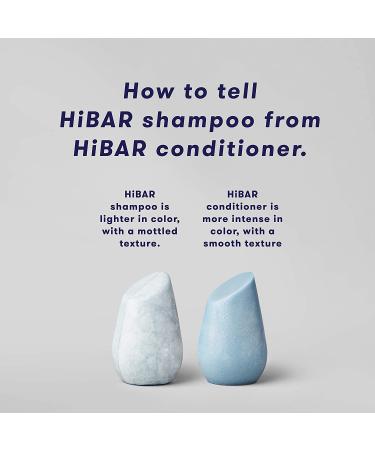 HiBAR Conditioner Bar - All Natural, Plastic Free, Eco-Friendly, Travel Size, Color Safe & Moisturizing for Dry Hair - Buy Online on GoSupps.com