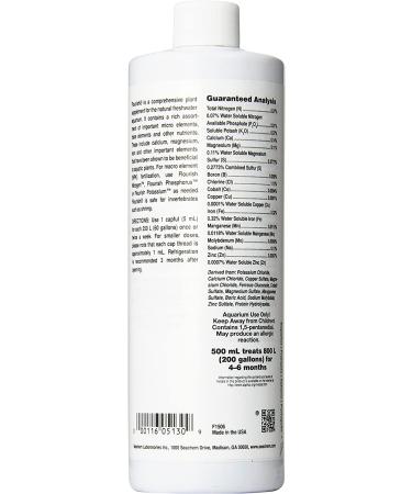 Seachem Flourish Freshwater Plant Supplement 500ml - Enhance Growth and Health - Buy Online on GoSupps.com