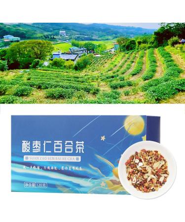 Sour Jujube Kernel Tea with Osmanthus Lily Flower - 120g Herbal Tea Bags for Soothing Sleep and Relaxation - Buy Online on GoSupps.com