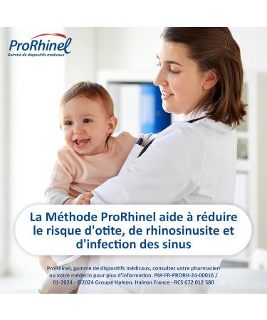 Prorhinel Pack of 6 Physiological Serums. Daily Hygiene for Dry or Irritated Nose Allergy and Cold. 180 Single Doses. Fabriq - Buy Online on GoSupps.com