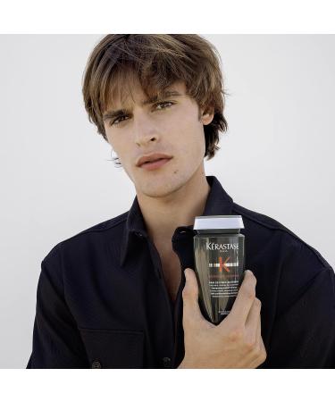 Kerastase Genesis Homme Bain De Force Shampoo for Men - Deep Cleansing & Strengthening | Cooling Formula for Hair, Scalp & Beard | Hydrating | 8.5 Fl Oz - Buy Online on GoSupps.com