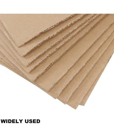 SHEUTSAN 100 Pack 8.5 x 11 Inches Chipboard Sheets Medium Weight 50 Point Chipboard  Brown Recyclable Corrugated Cardboard Pads for Albums Cover  Scrapbooking  Documents Prints Backing - Buy Online on GoSupps.com