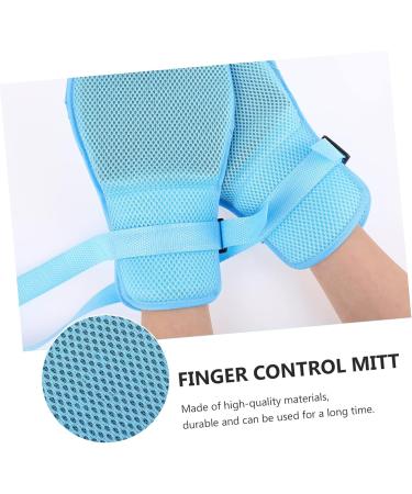 FRCOLOR 2pcs Medical Finger Control Mittens for Elderly | Safe Finger Constraint & Support | International Shipping - Buy Online on GoSupps.com