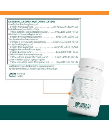 Genestra Brands - V-Enzymes - Digestive Support - 60 Vegetable Capsules - Buy Online on GoSupps.com