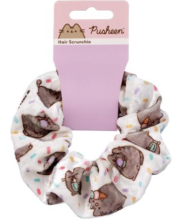 Pusheen the Cat White Ice Cream Hair Scrunchie - Buy Online on GoSupps.com