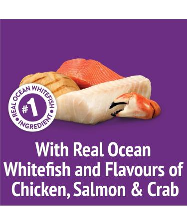 Friskies Party Mix Cat Treats Kahuna Crunch with Real Ocean Whitefish - 170 g Pouch (1 Pack) 170 g (Pack of 1) - Buy Online on GoSupps.com