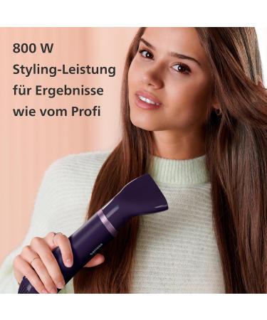 Philips Airstyler 3000 - 800W Hot Air Brush with 3 Attachments - Model BHA305/00 - Blue | International Shipping Available - Buy Online on GoSupps.com