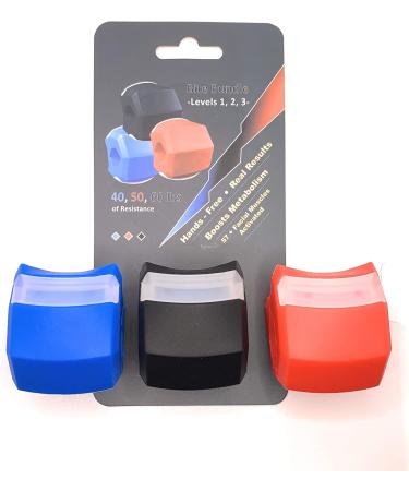 Jaw Exerciser by Mondy Moo Face & Neck Toner Exerciser Ball Fitness Ball (Red) - Buy Online on GoSupps.com