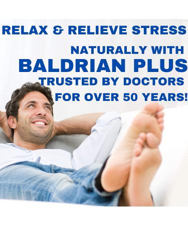 VITAMINERALS Baldrian Plus Valerian Extract - Natural Relaxing Support - Extra Strength 120 Count - Buy Online on GoSupps.com