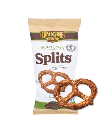 Unique Snacks Multi-Grain Splits, Delicious, Vegan, Homestyle Baked, Certified OU Kosher and Non-GMO, 11 Ounce Bag (Pack of 3) 11 Ounce (Pack of 3) Multi-grain