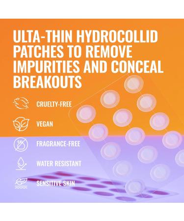 Good Molecules Lot de 60 patchs hydrocollo des ultra-fins pour dissimuler les points blancs les points noirs et les imperfections cibler l'ance et les impuret s Soin de la peau pour le visage avec - Buy Online on GoSupps.com