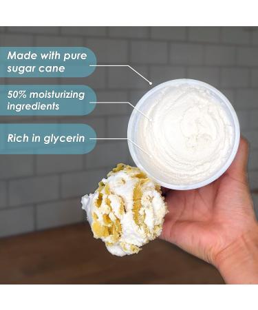 Primal Elements Sugar Whip Exfoliating Scrub Body and Face Cleanser for Silky Smooth Moisturize All Skin Types Seashells & Starfish 10 Ounce Seashells and Starfish - Buy Online on GoSupps.com